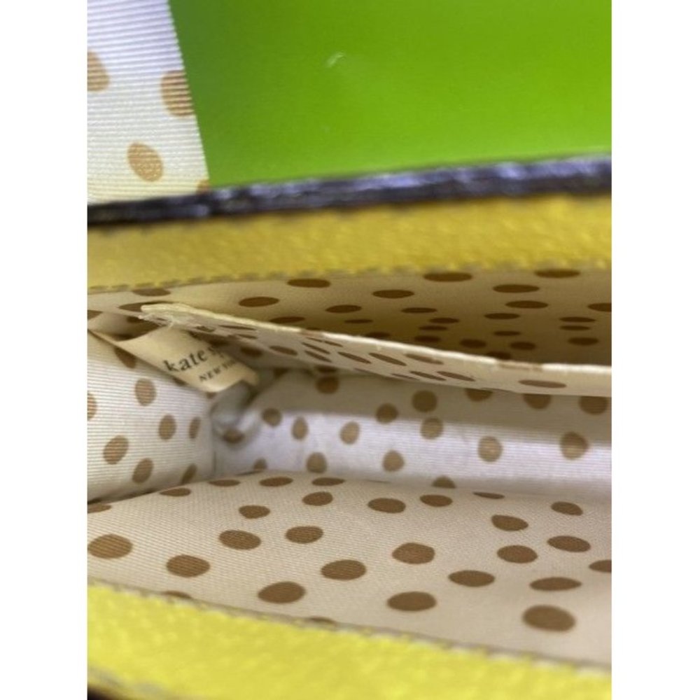 Kate Spade Small Yellow Leather Cross Body Bag - Picture 3 of 7